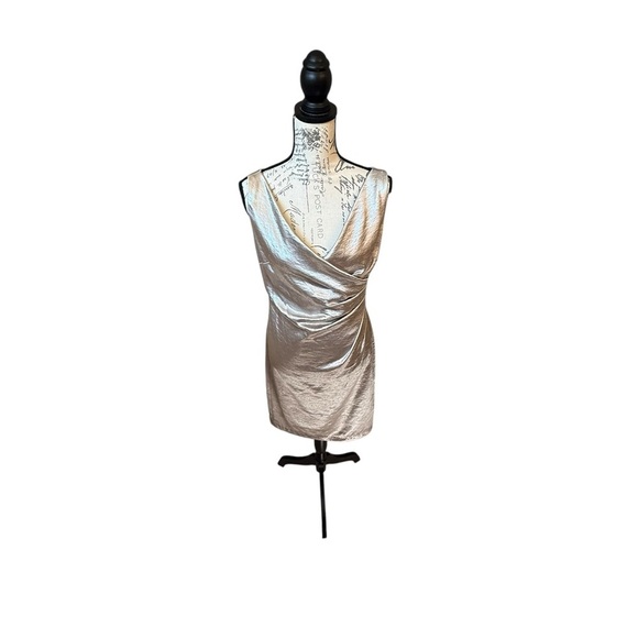 Anne Klein Metallic Mini Dress - Picture 2 of 8